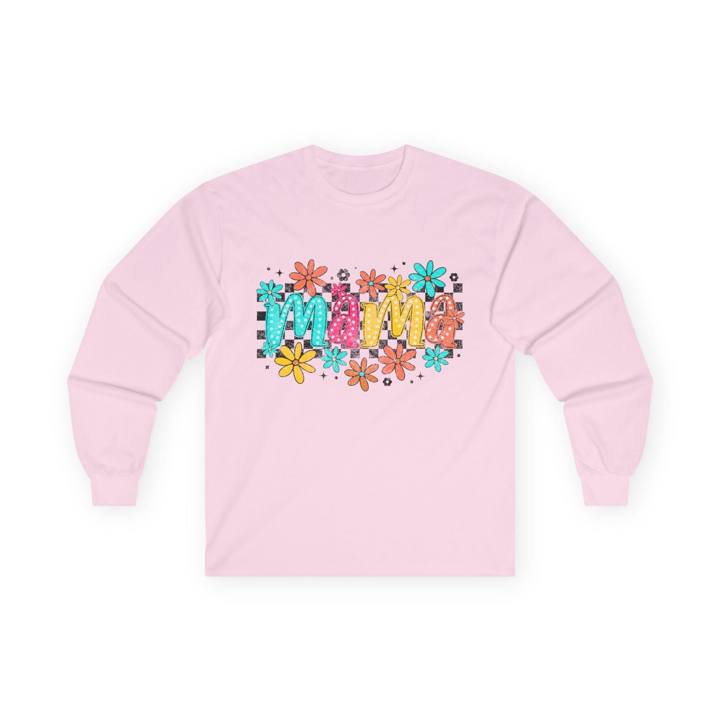 Mama Floral Graphic Long Sleeve Tee