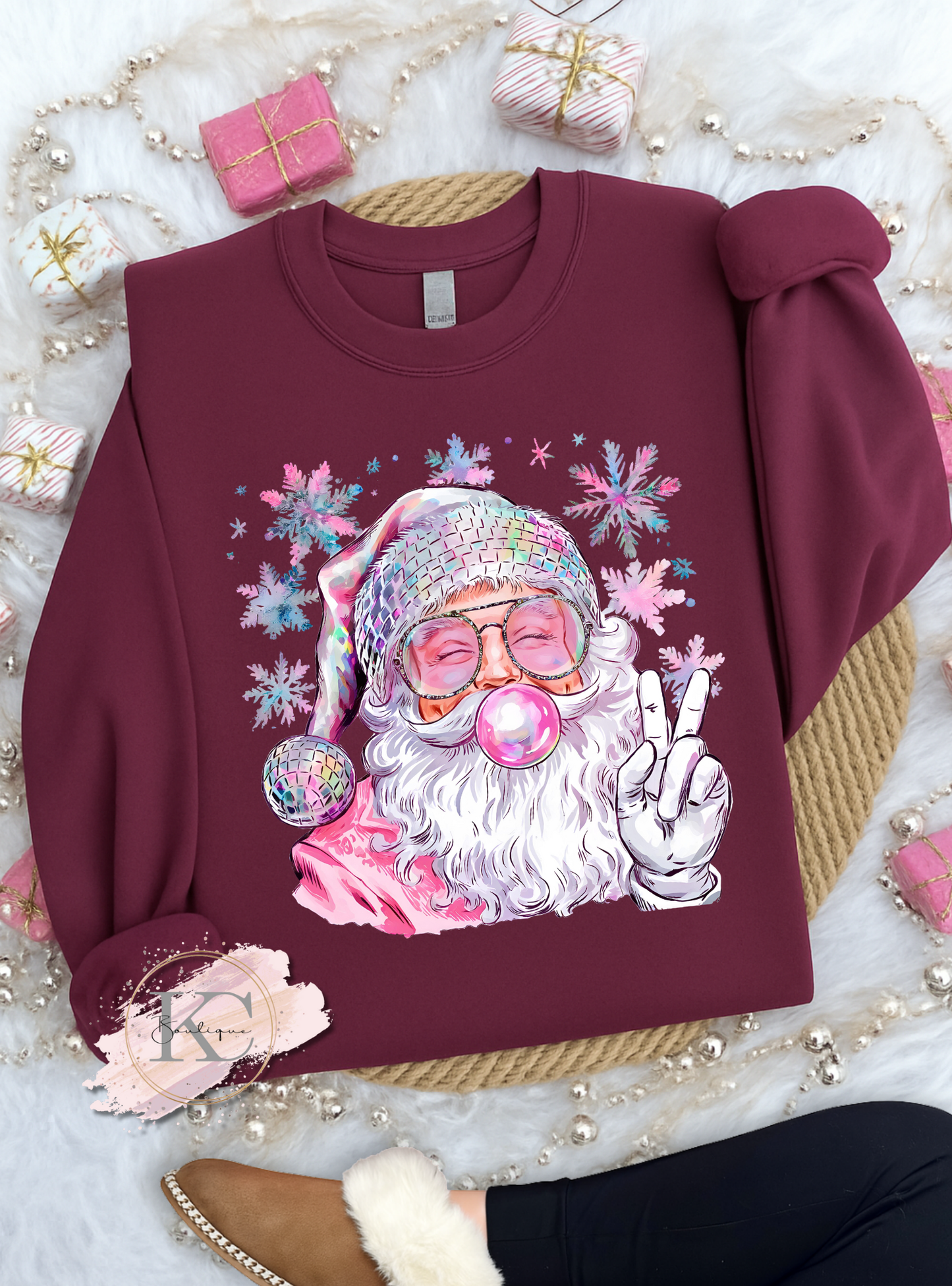 Disco Santa Crewneck