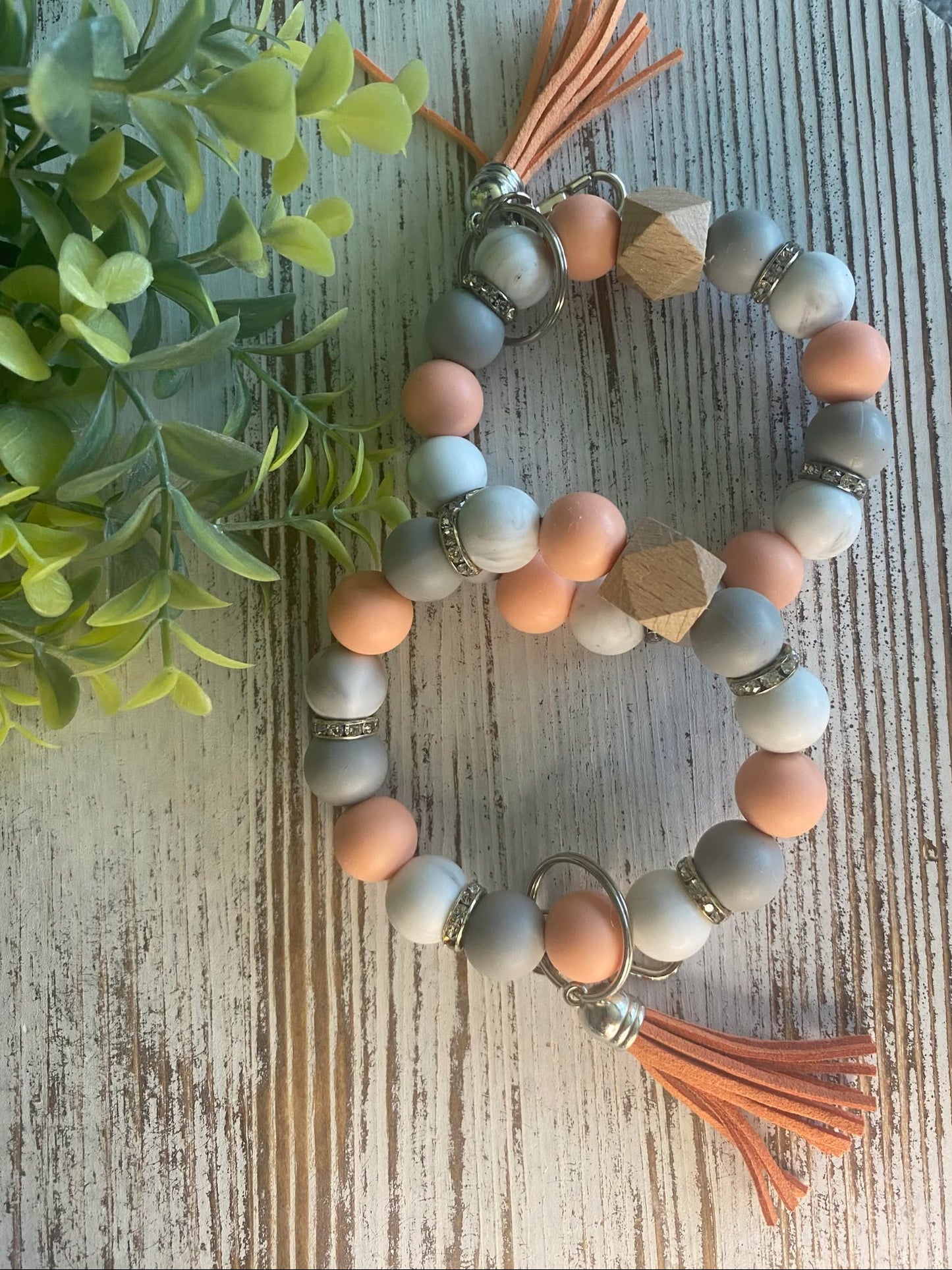 Marble Bloom Wristlet