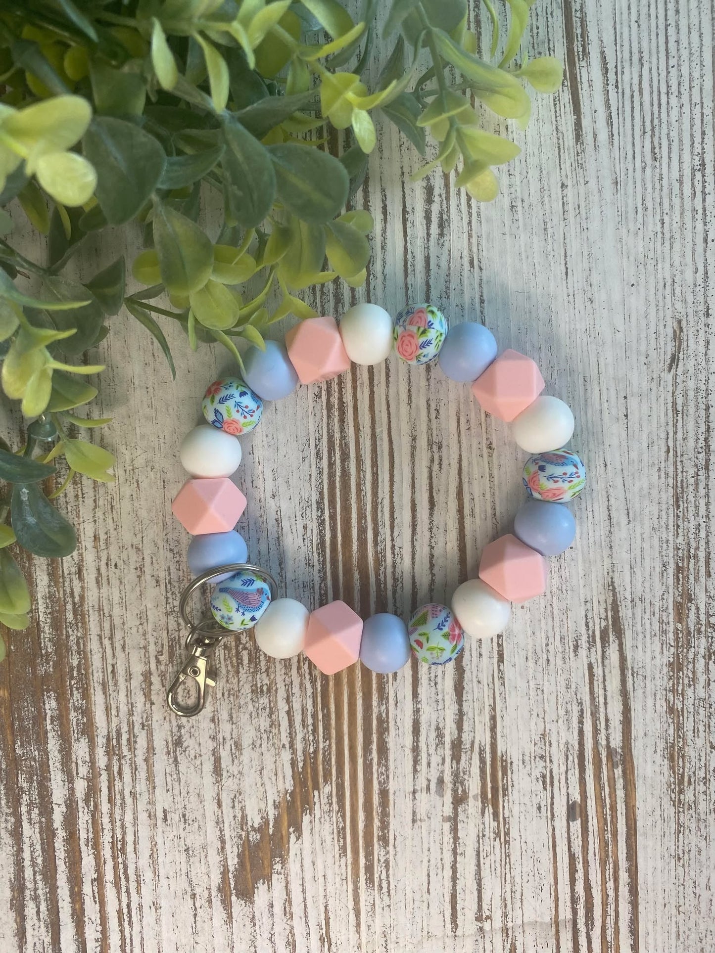 Spring Floral Wristlet