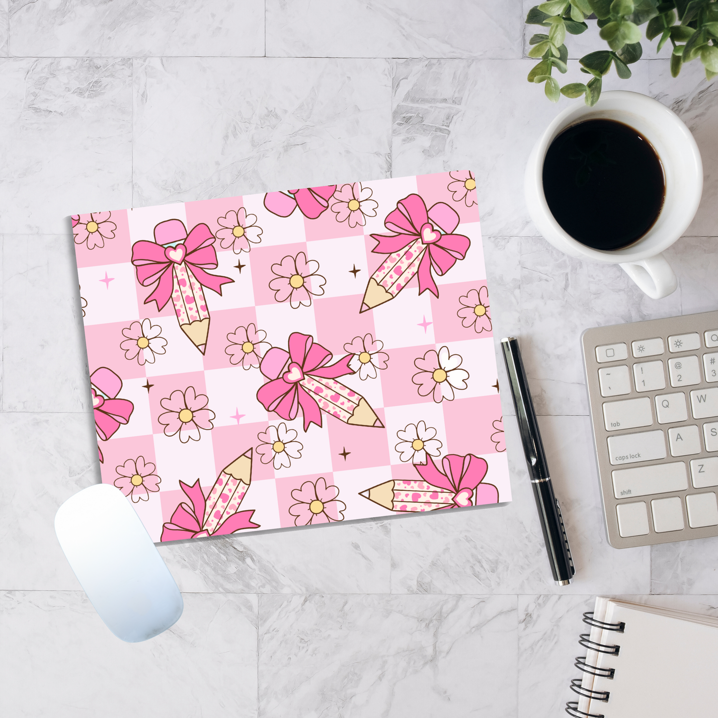 Pretty in Pink Mouse Pad