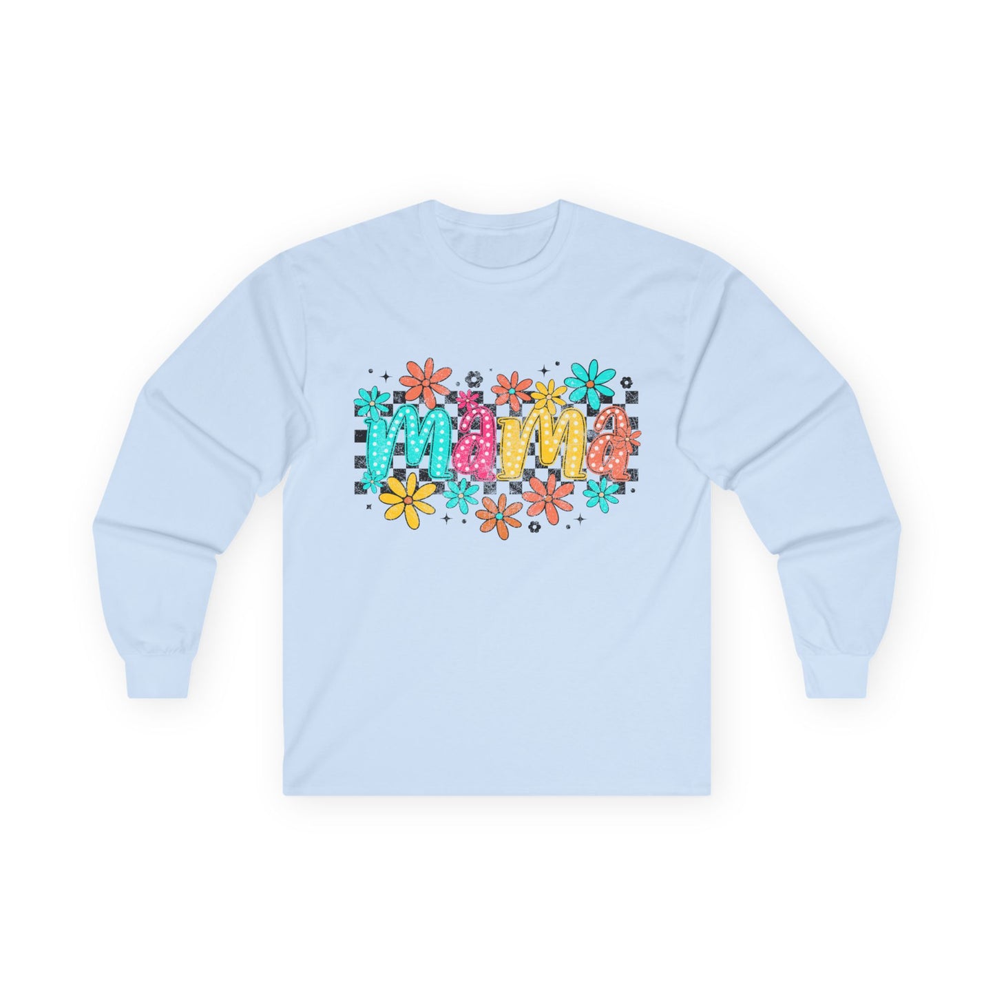 Mama Floral Graphic Long Sleeve Tee