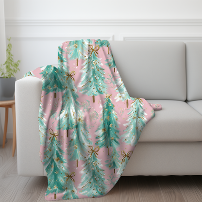 Christmas Tree Plush Blanket