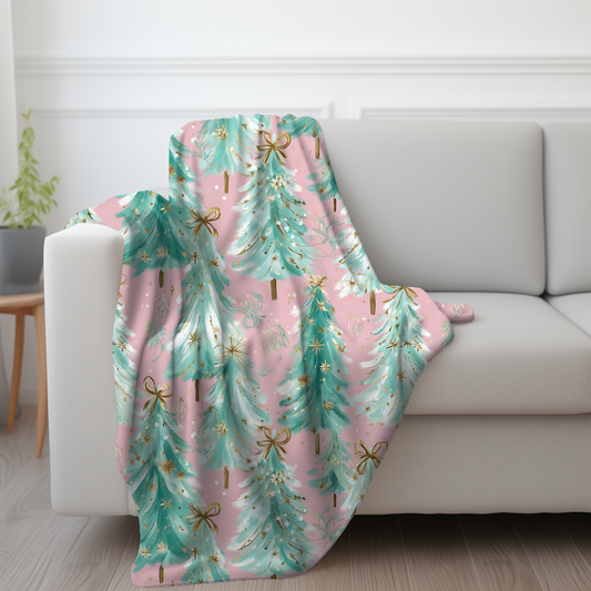 Christmas Tree Plush Blanket