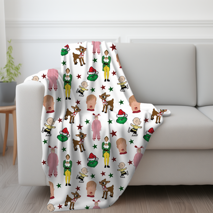 Christmas Classic Velveteen Plush Blanket