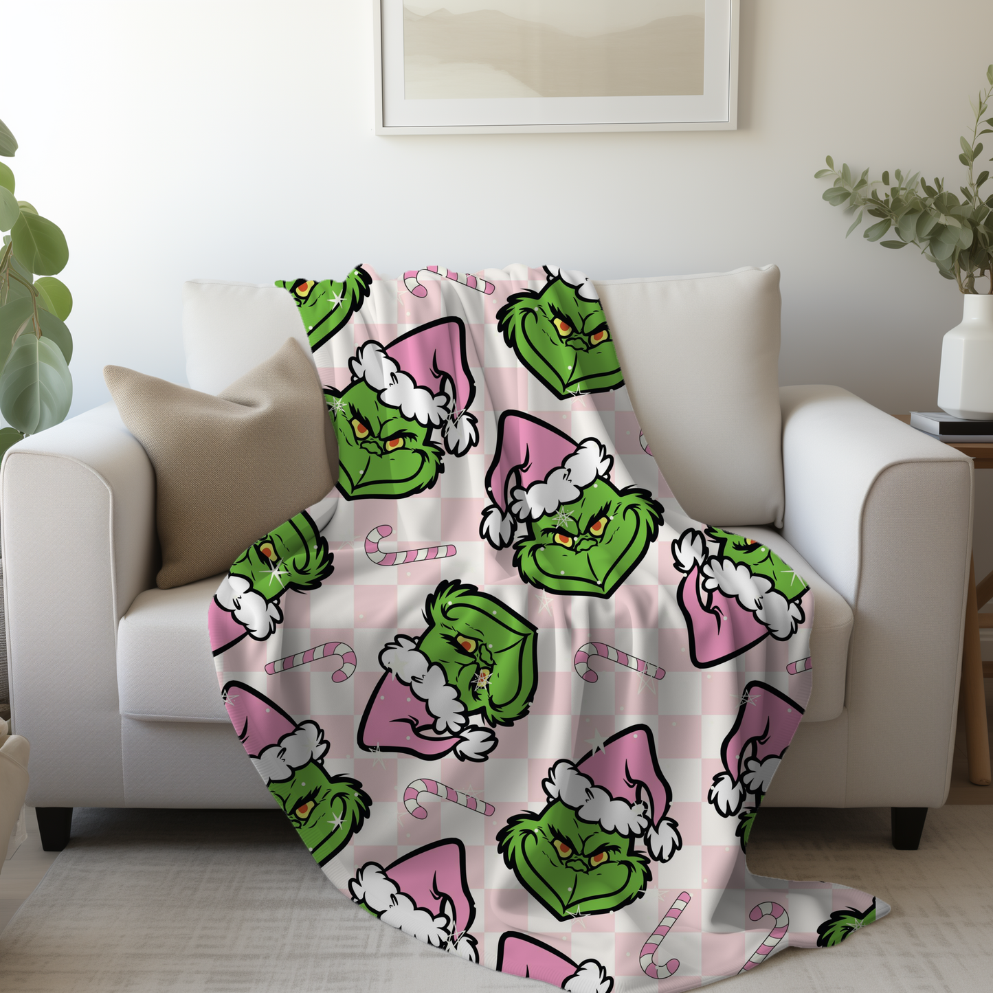 Grinch Holiday Plush Blanket