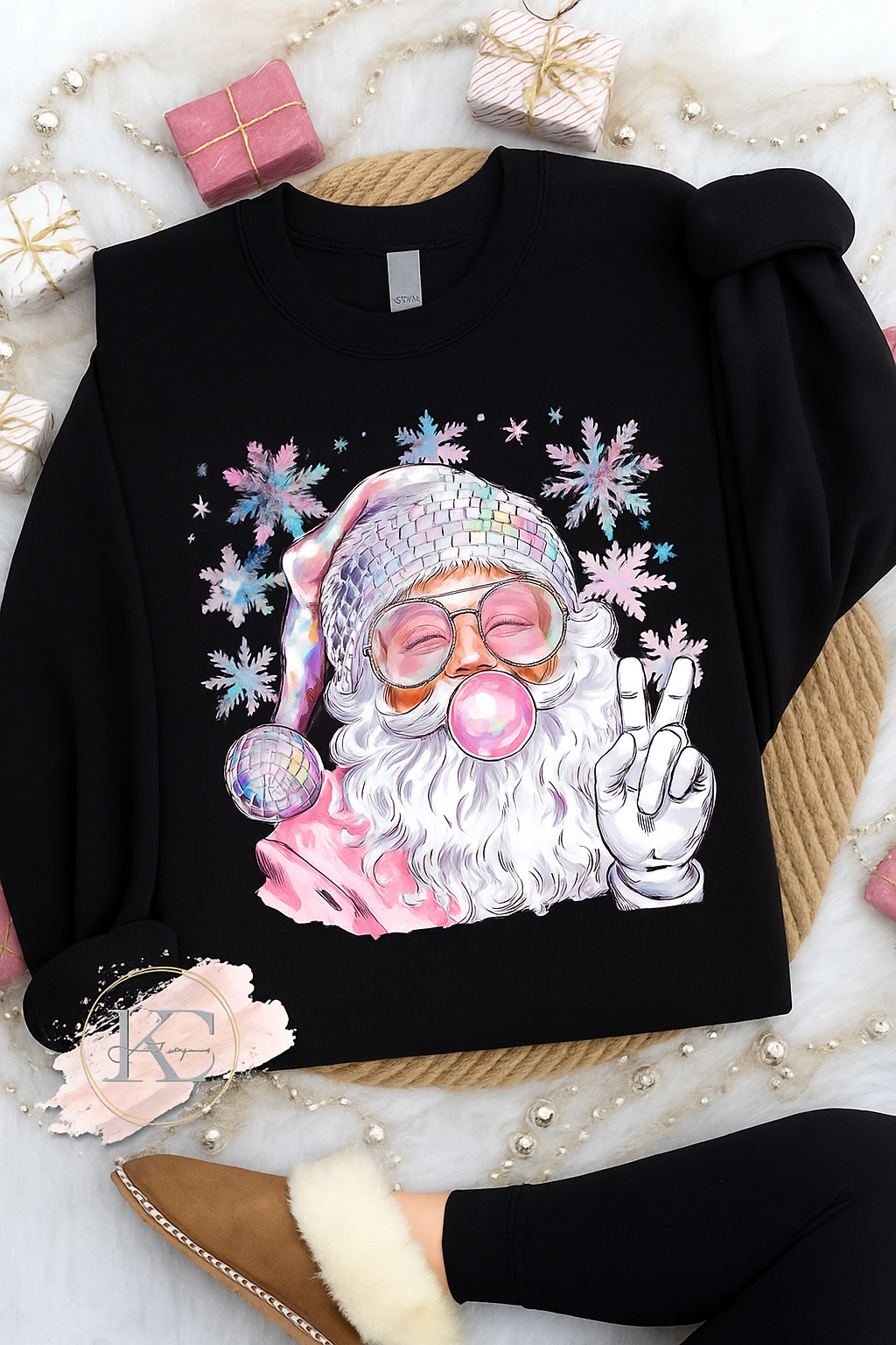 Disco Santa Crewneck