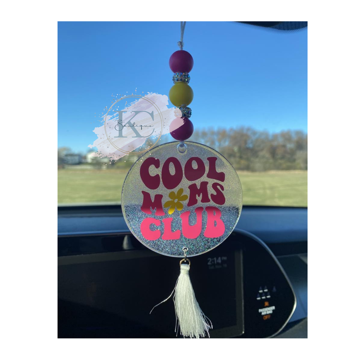 Cool Moms Club Car Charm