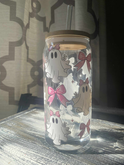 Glass Ghost Tumbler