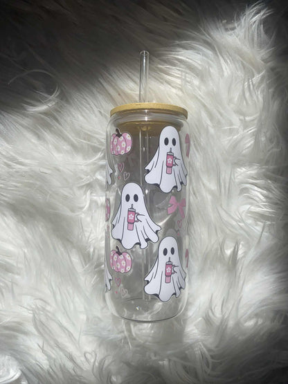 Glass Ghost Tumbler