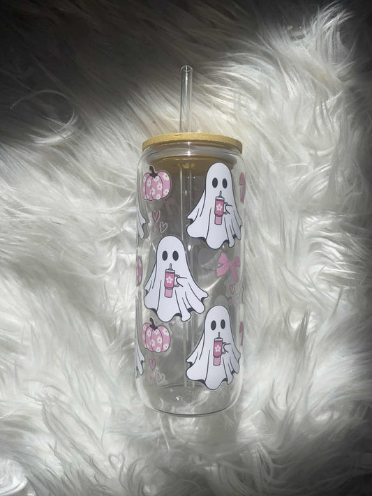Glass Ghost Tumbler