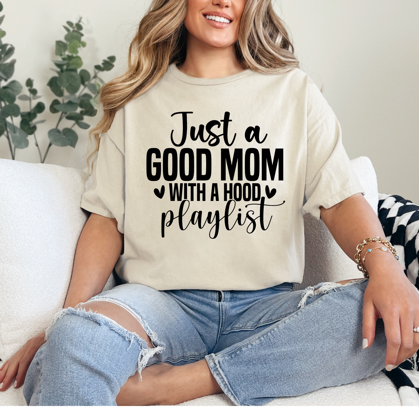 Hood Playlist Tee