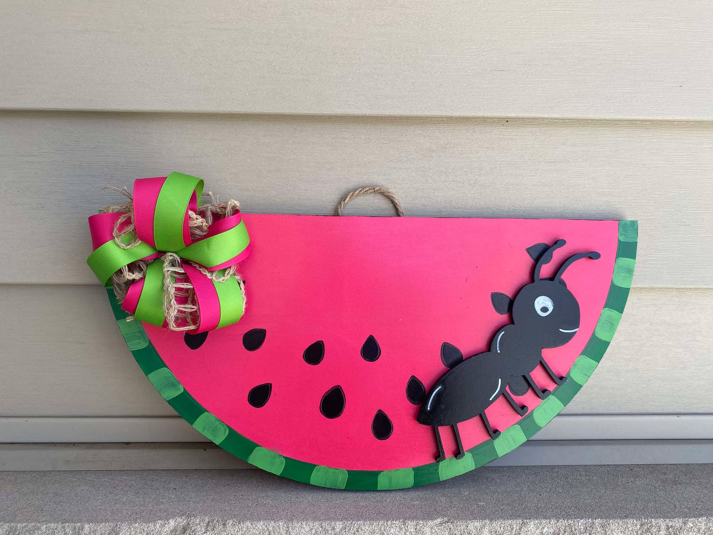 Watermelon Slice Door Hanger