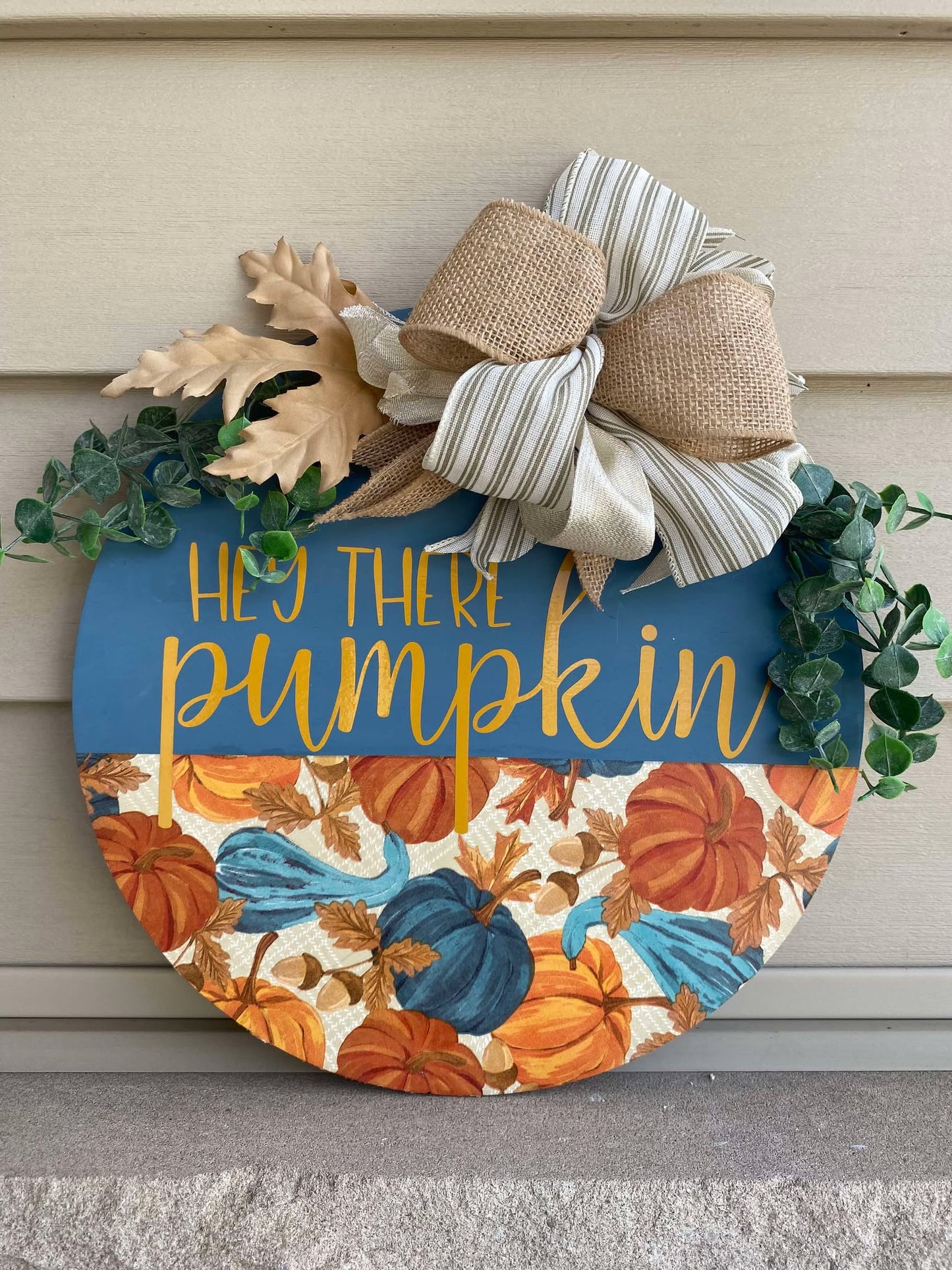 Hey There Pumpkin Door Hanger