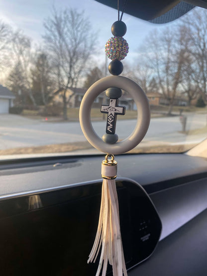 God Is Greater Car Charm