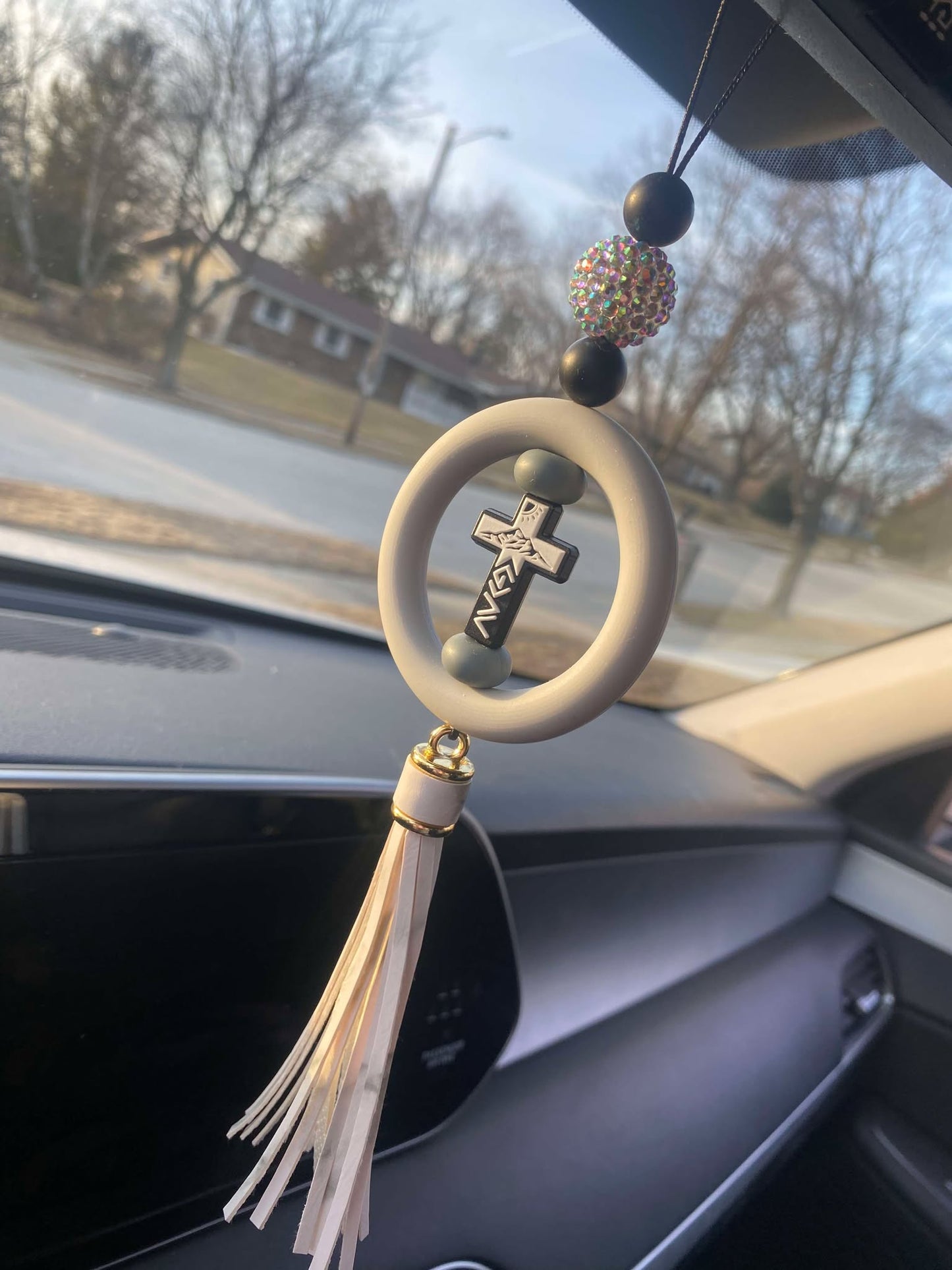 God Is Greater Car Charm