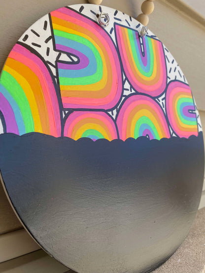 Rainbow 12" round