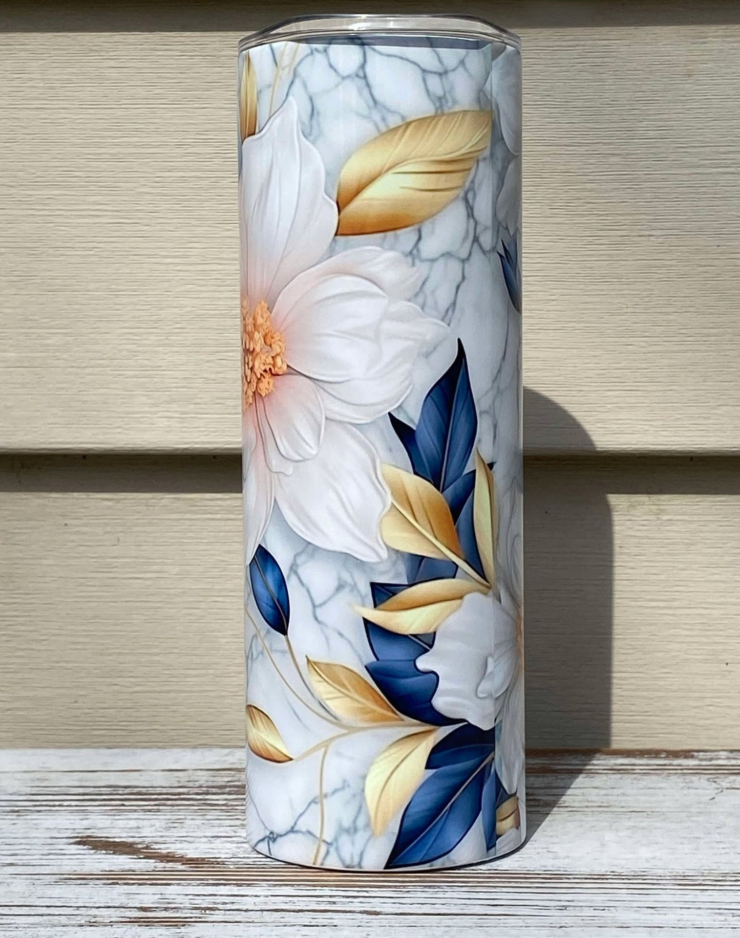 Bloom in Blue Tumbler