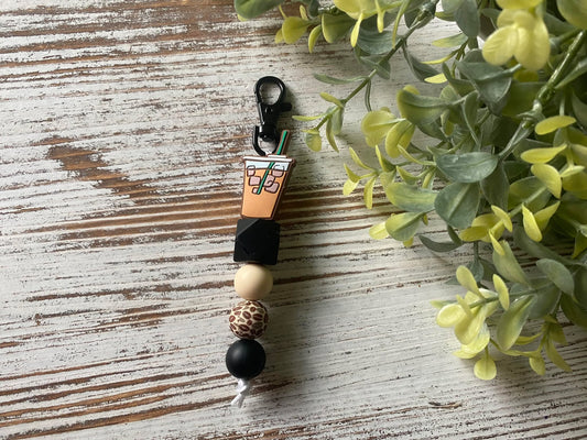 Iced Coffee Keychain