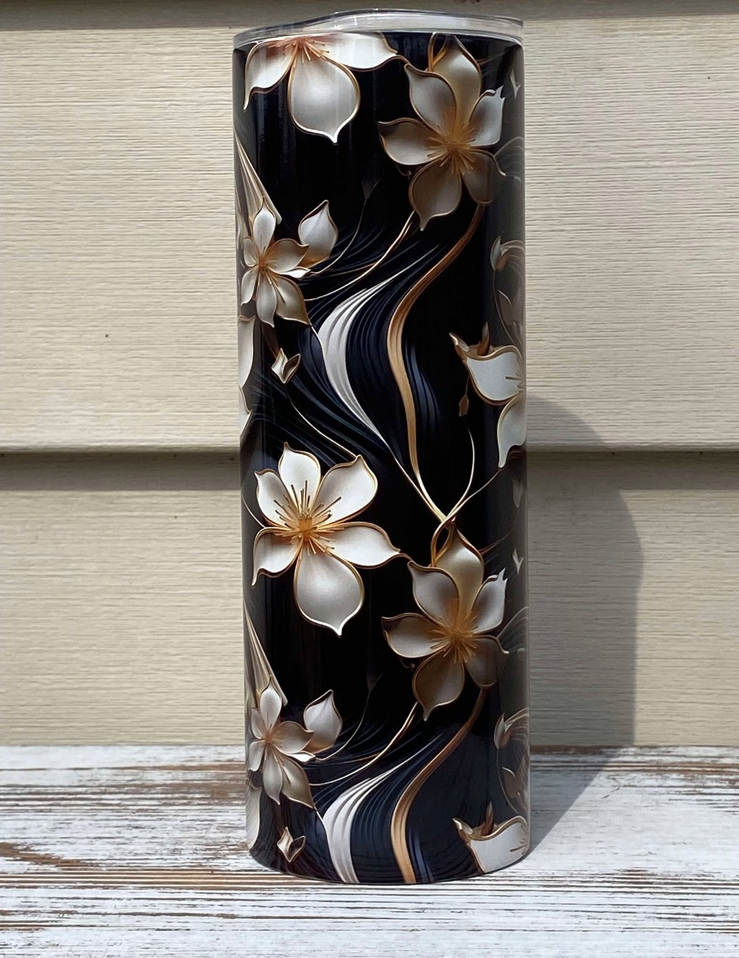 Midnight Bloom Tumbler