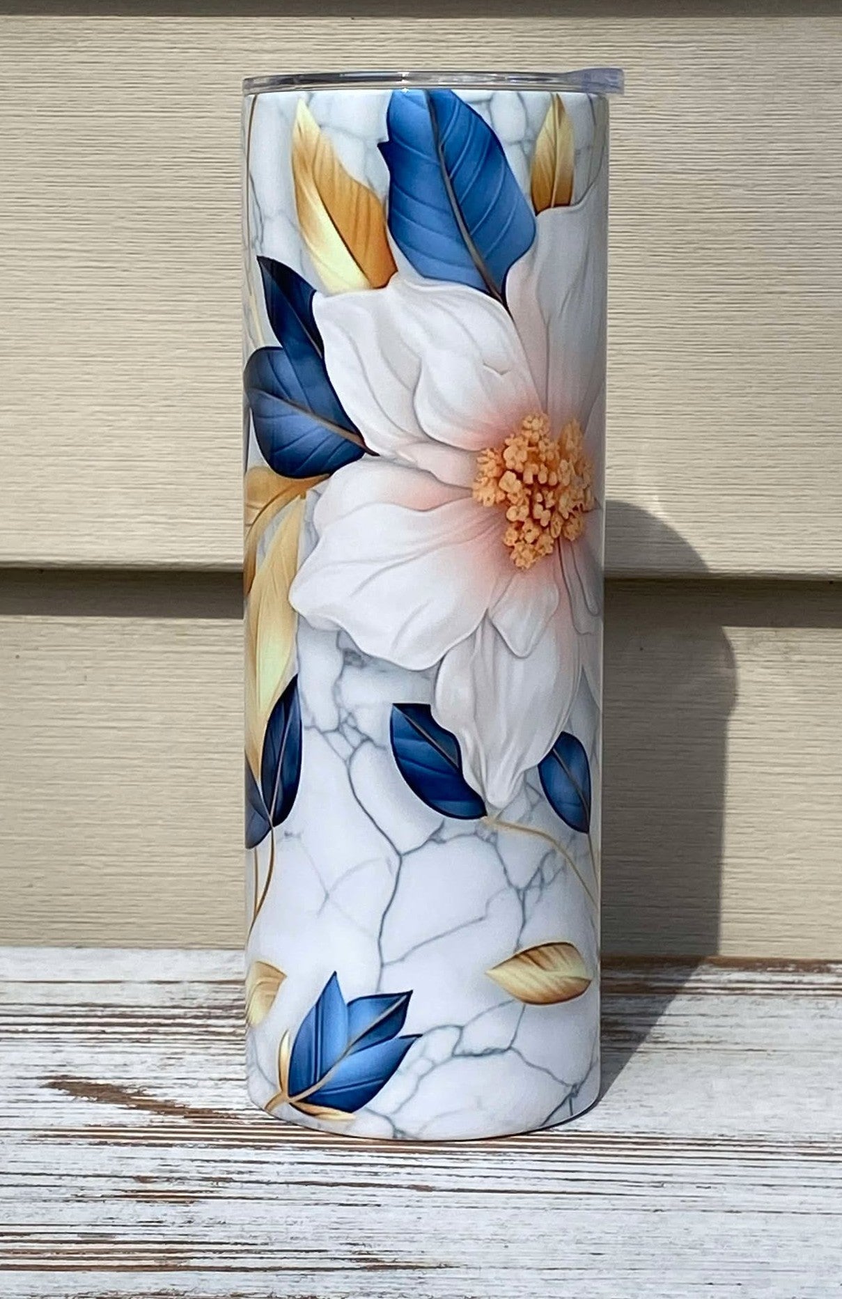 Bloom in Blue Tumbler