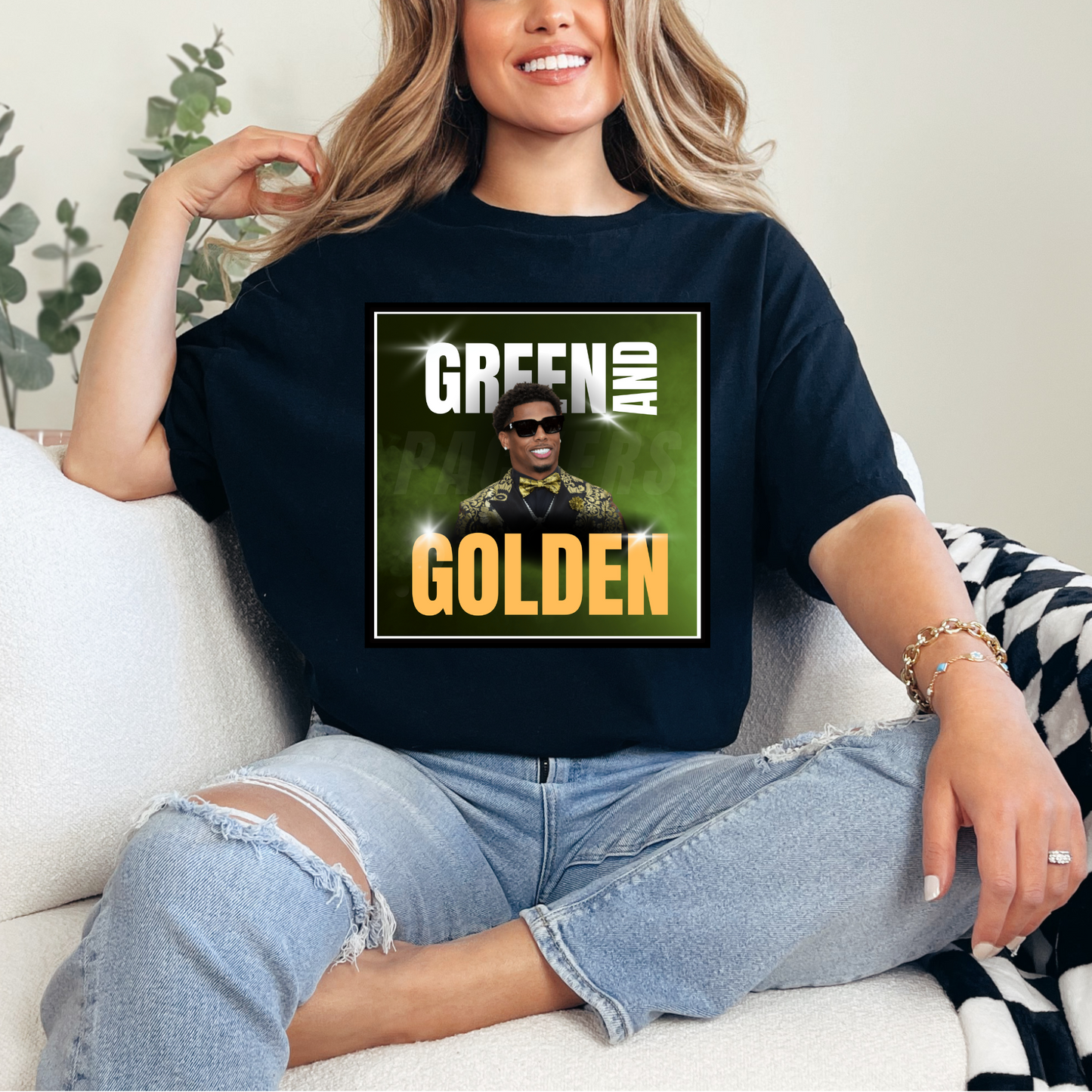 Green and Golden Tee