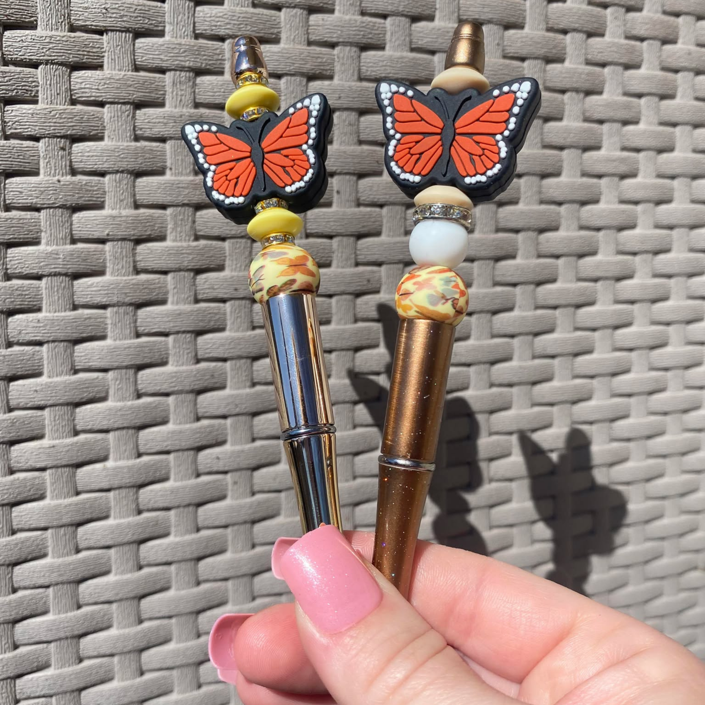 Orange Butterfly Pen
