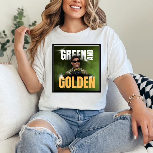 Green and Golden Tee