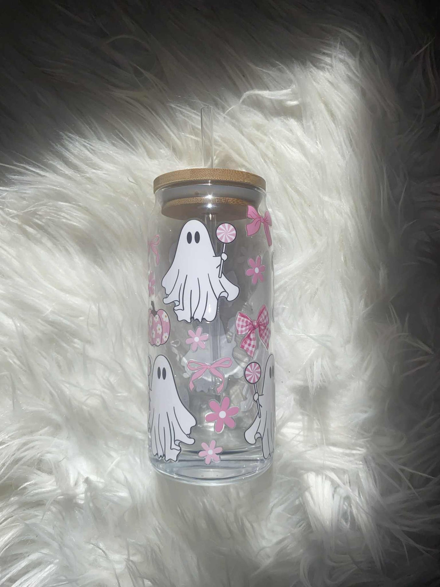 Glass Ghost Tumbler