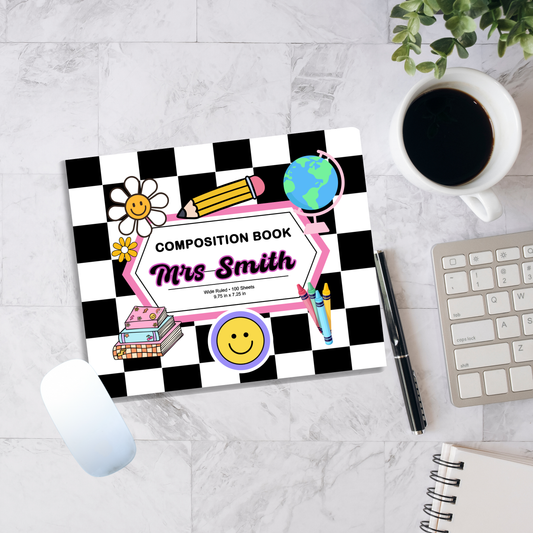 Retro Teacher Mouse Pad