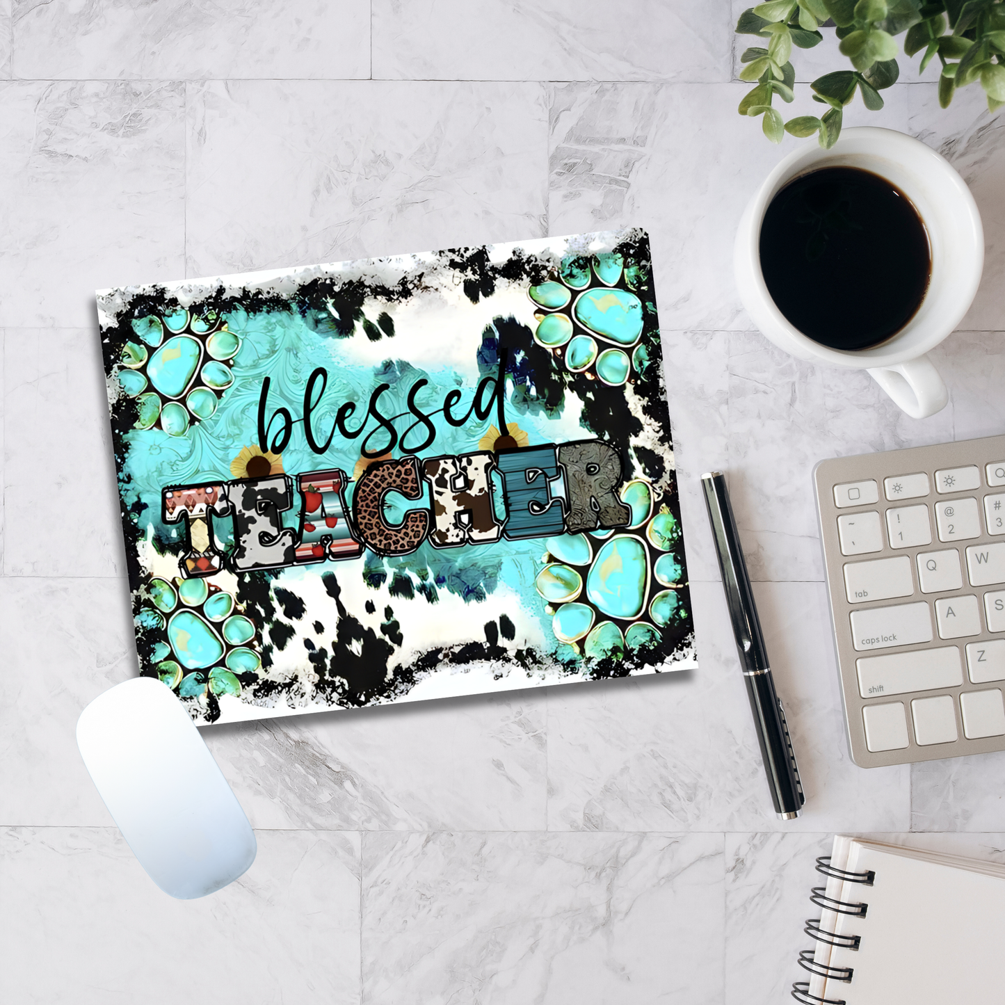 Blessed Teacher Mouse Pad