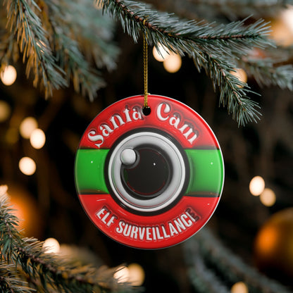 Santa Cam Ornament