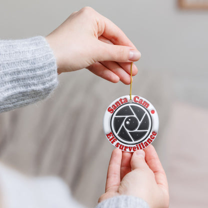 Santa Cam Ornament