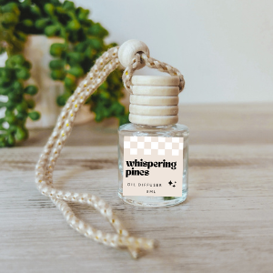 Whispering Pines Hanging Car Diffuser