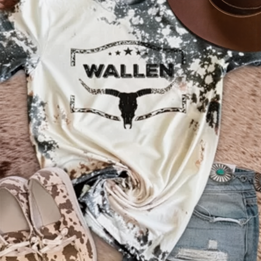 Wallen Tee Cattle Print Tee