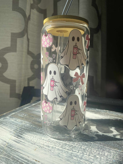 Glass Ghost Tumbler