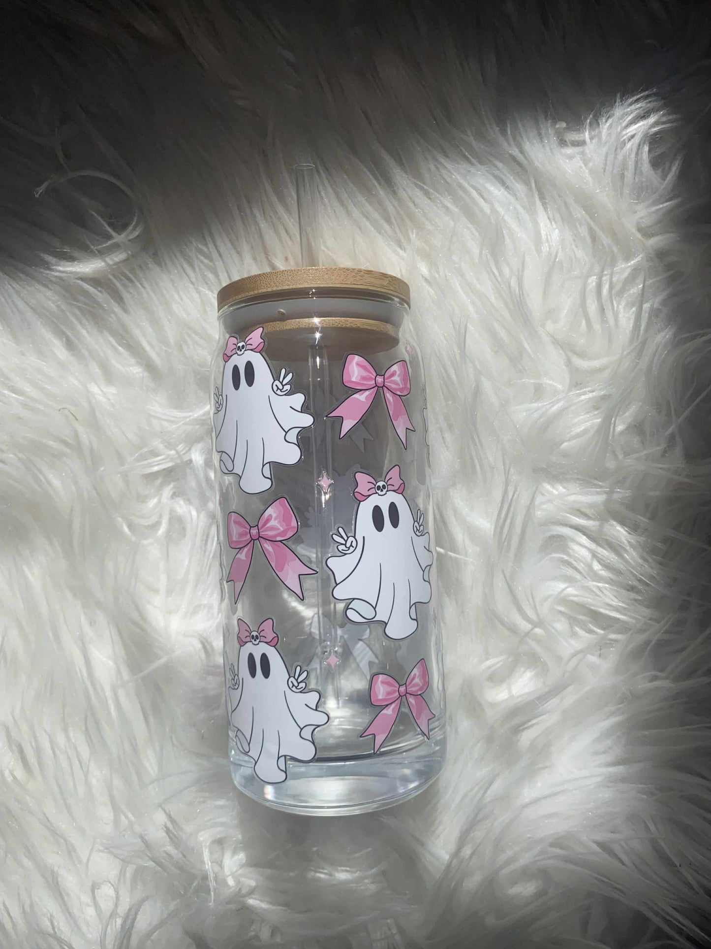 Glass Ghost Tumbler