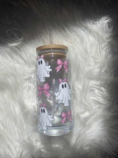 Glass Ghost Tumbler