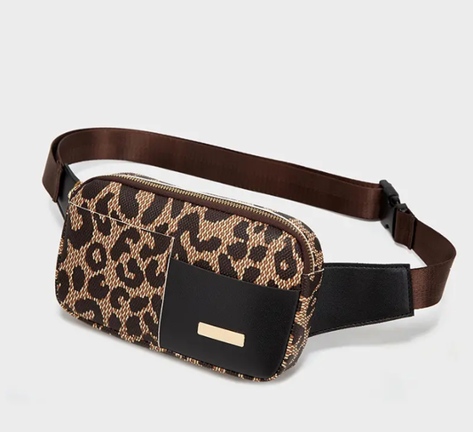 Leopard Pattern Chest Bag