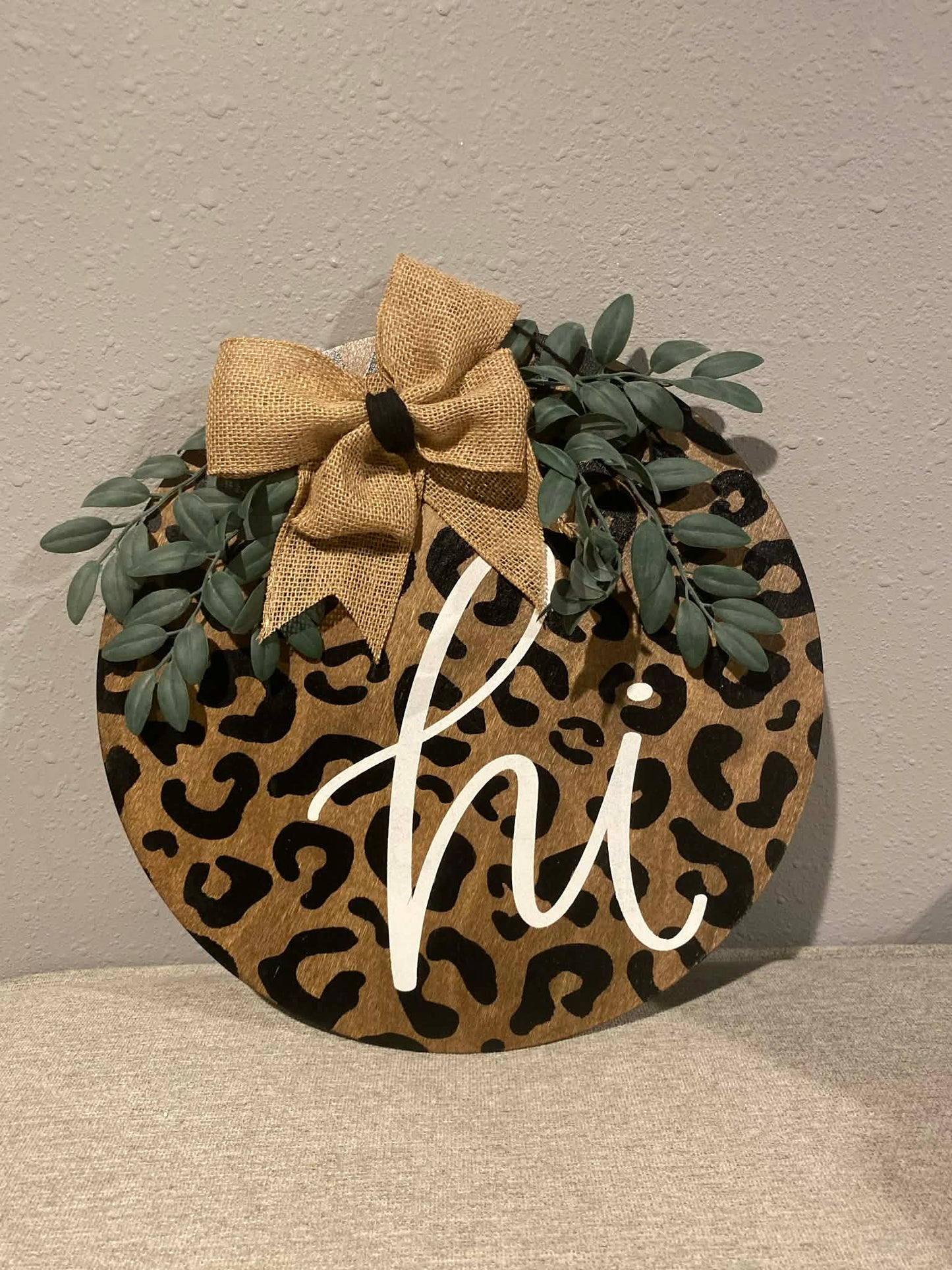 Leopard Print Hi Door Hanger