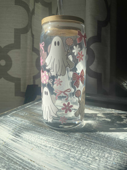 Glass Ghost Tumbler